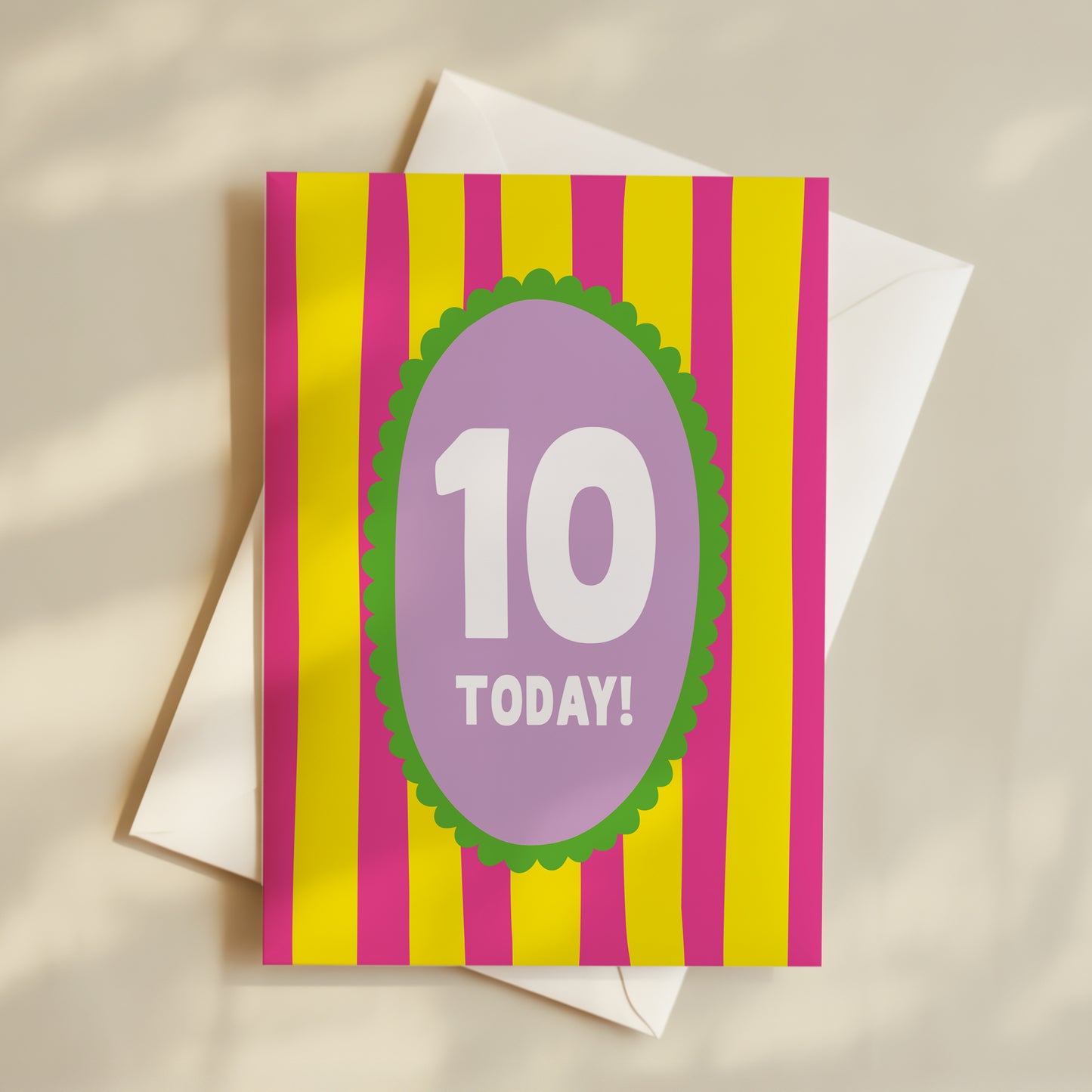 Girl Age 10 Card