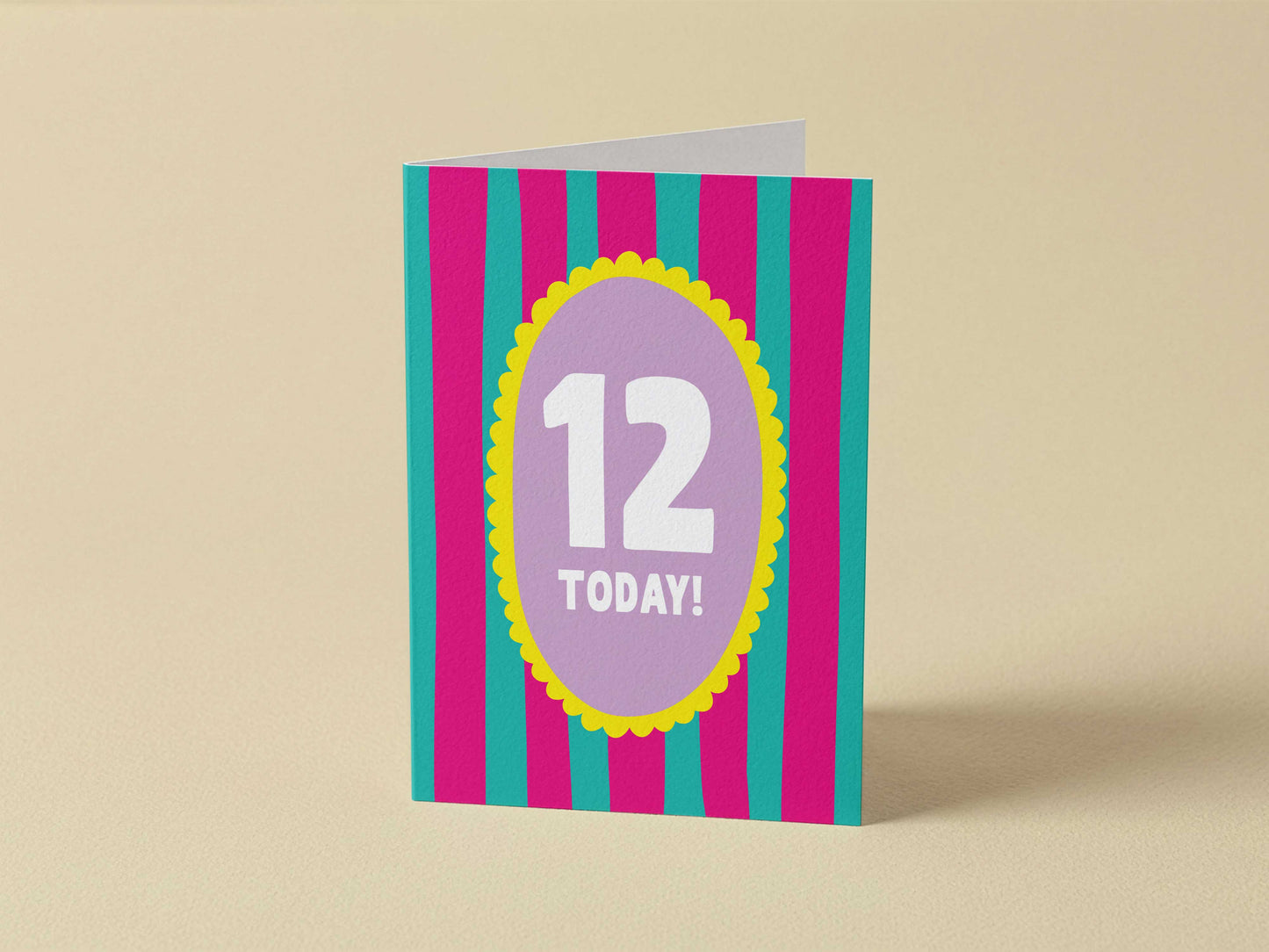 Girl Age 12 Card