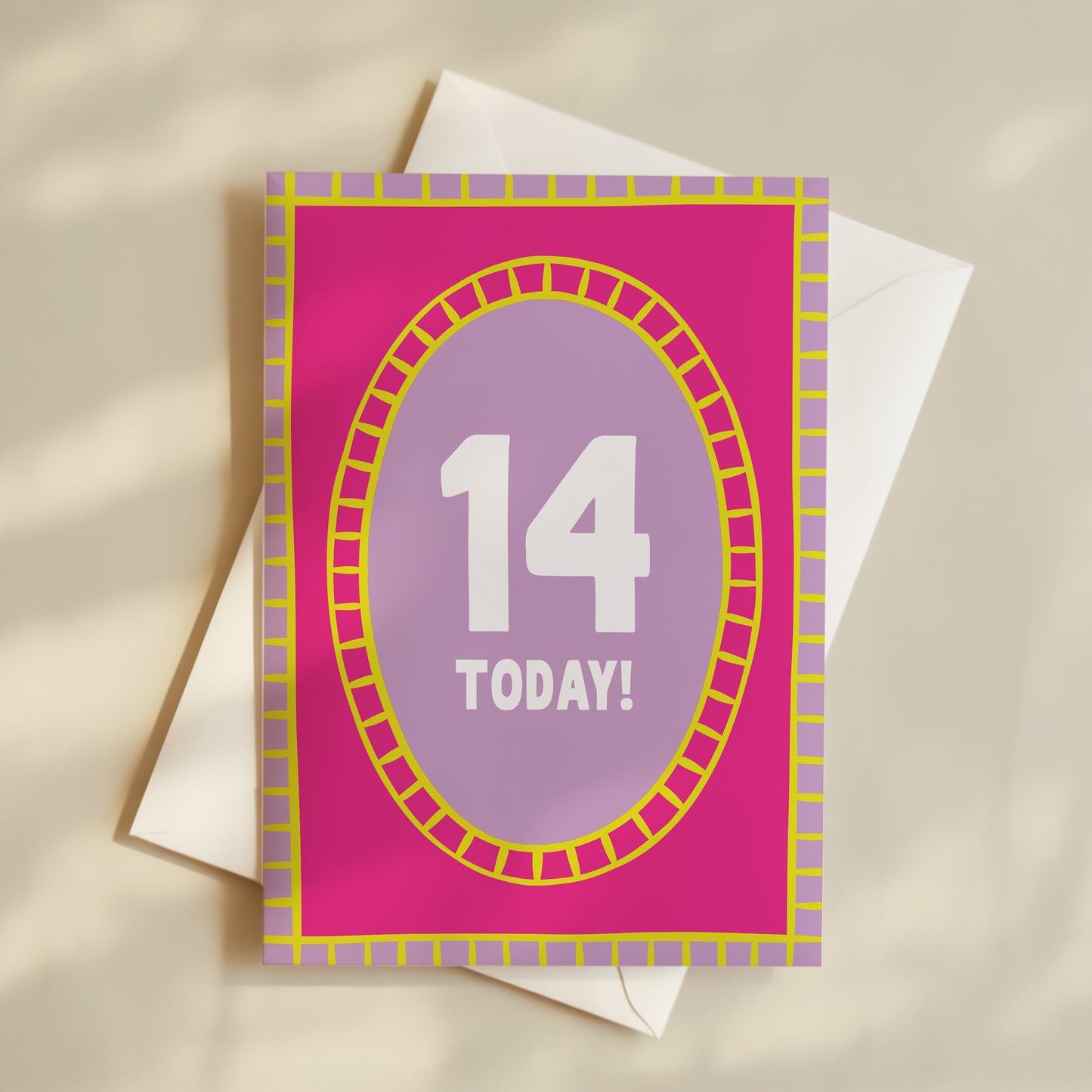 Girl Age 14 Card