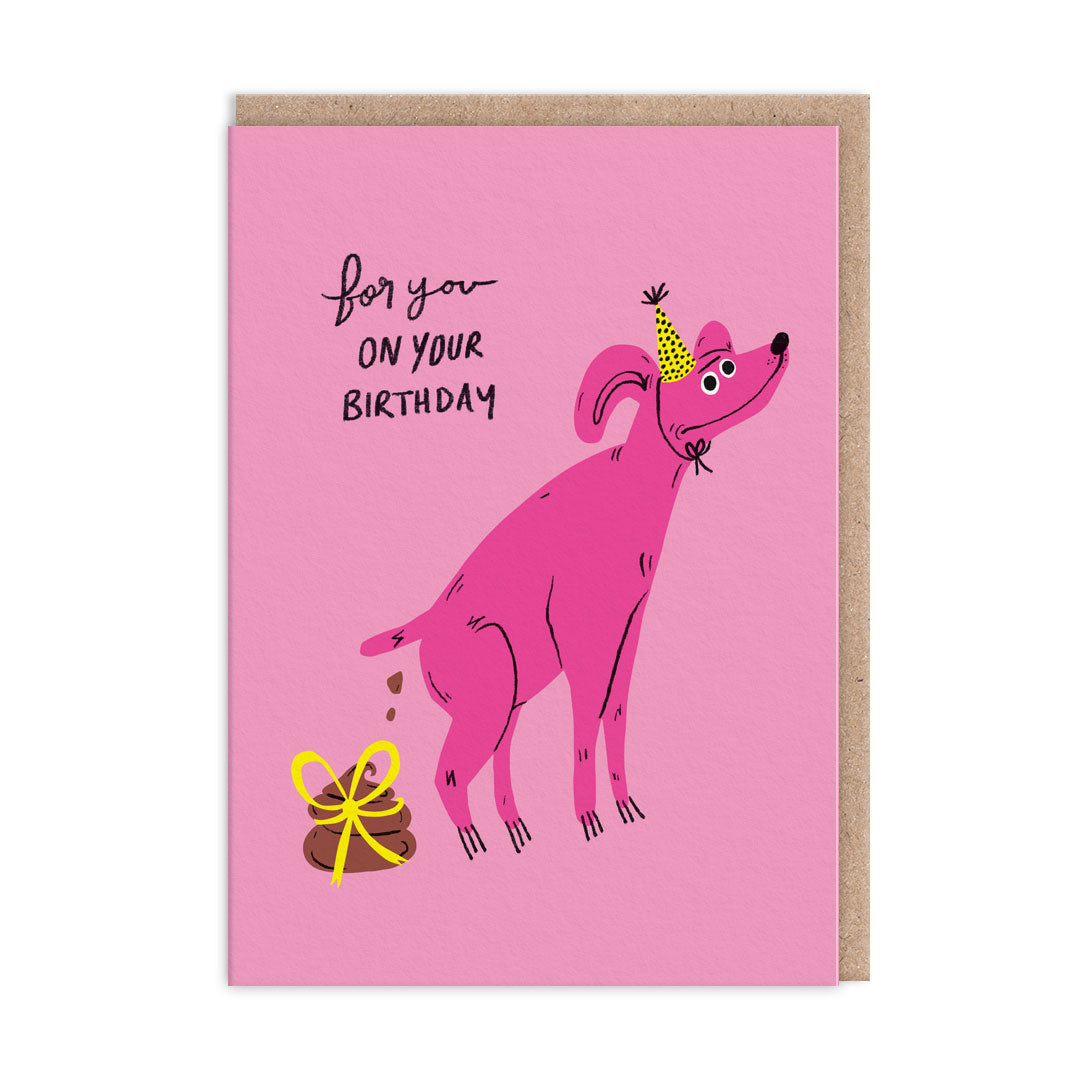 Birthday Poop Greetings Card