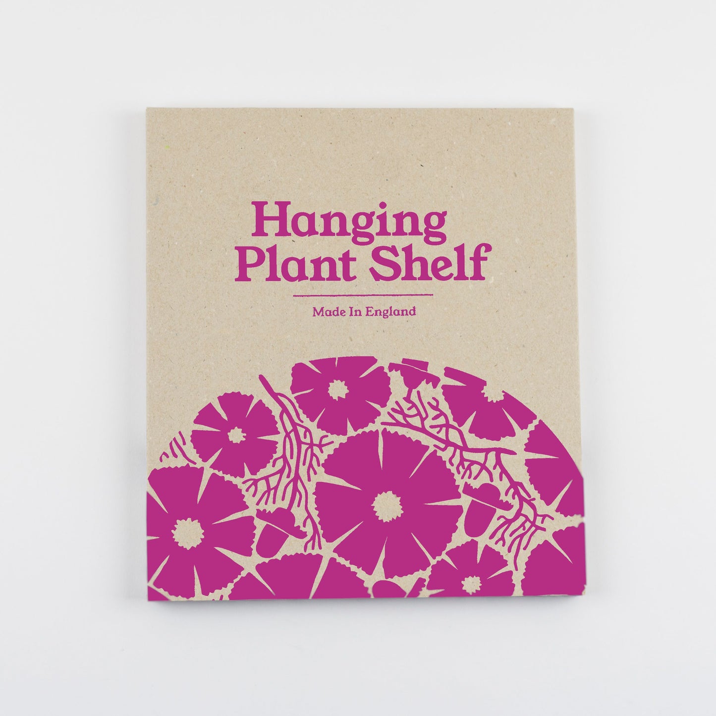 Hanging Plant Shelf - Cosmos Fuchsia