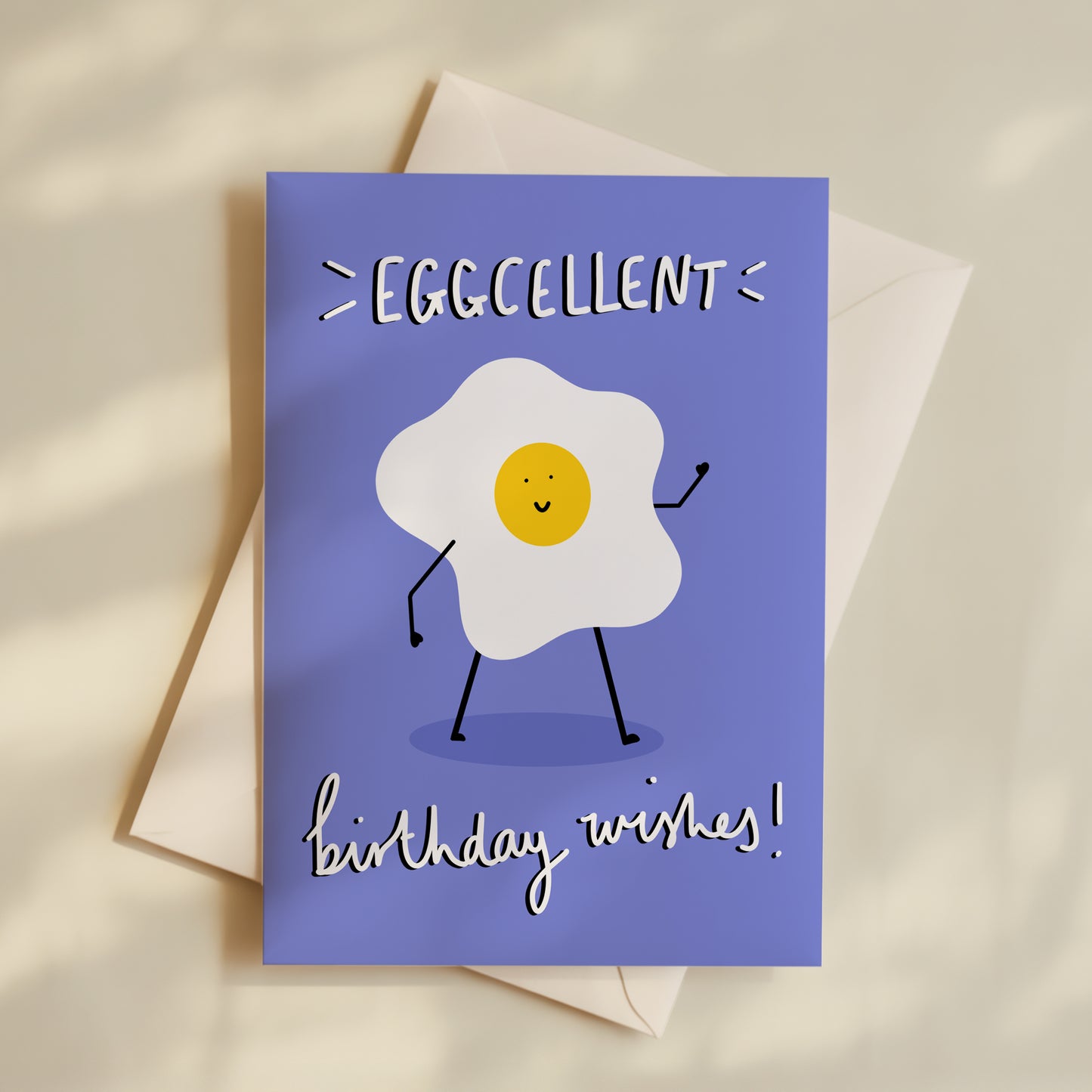 Eggcellent Funny Birthday Card