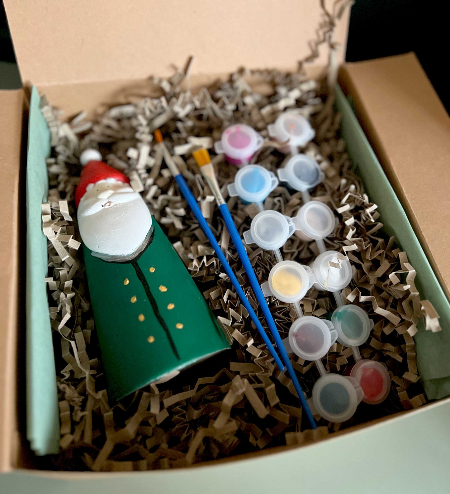 'Paint your own Santa' Gift Box