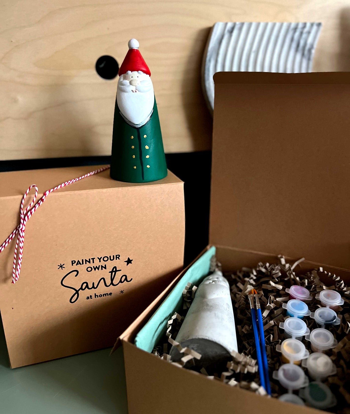 'Paint your own Santa' Gift Box