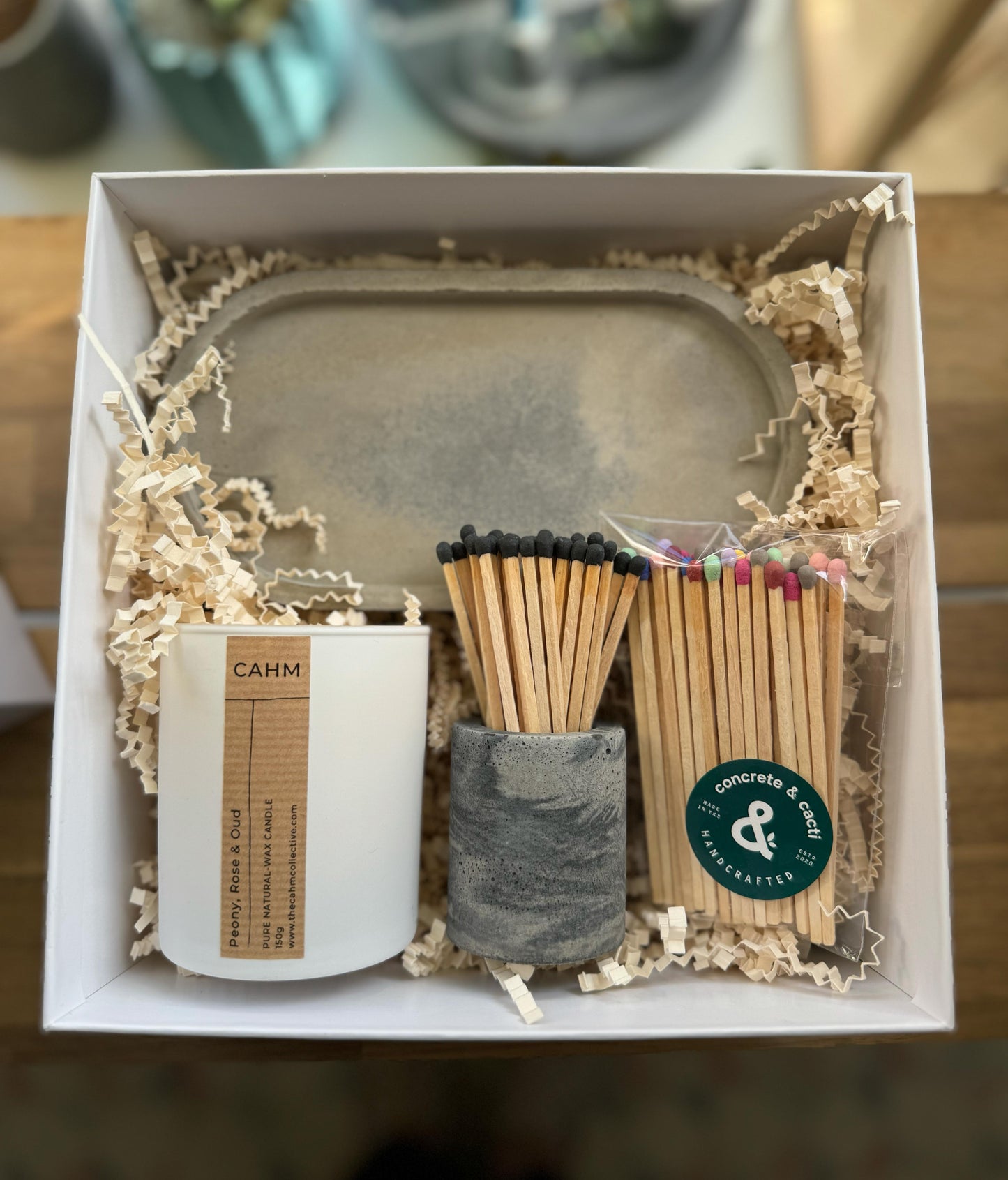 Match Pot & Candle Gift Box