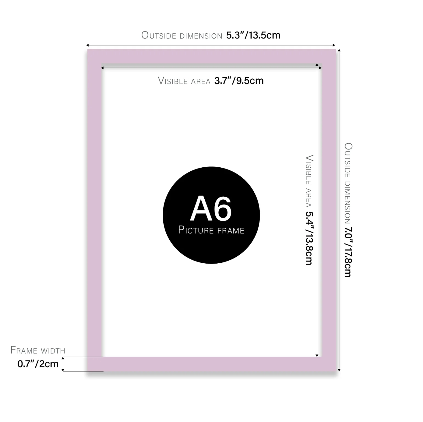 Lilac Picture Frame