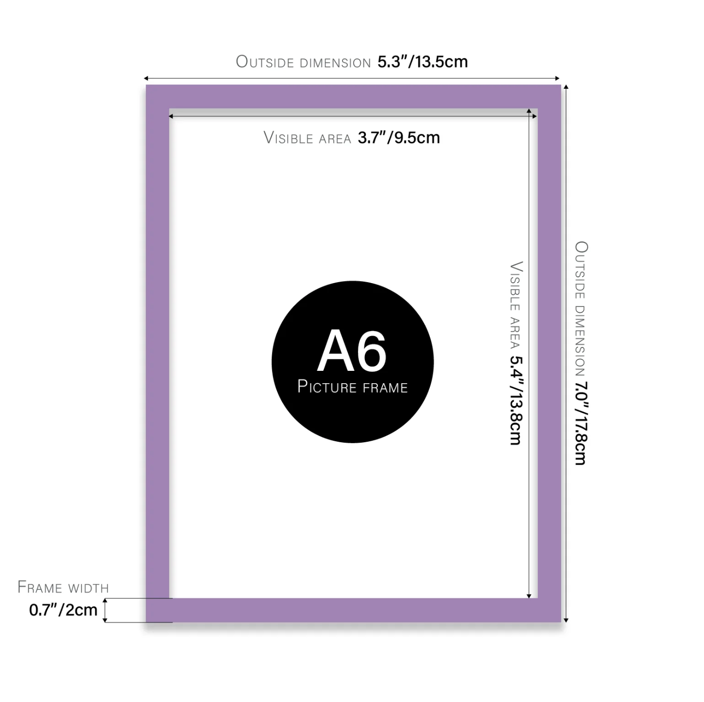 Purple Picture Frame