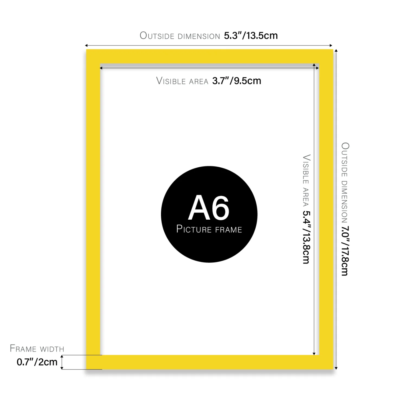 Yellow Picture Frame