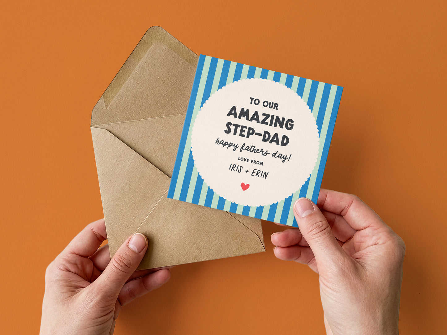 Personalised Stepdad Card