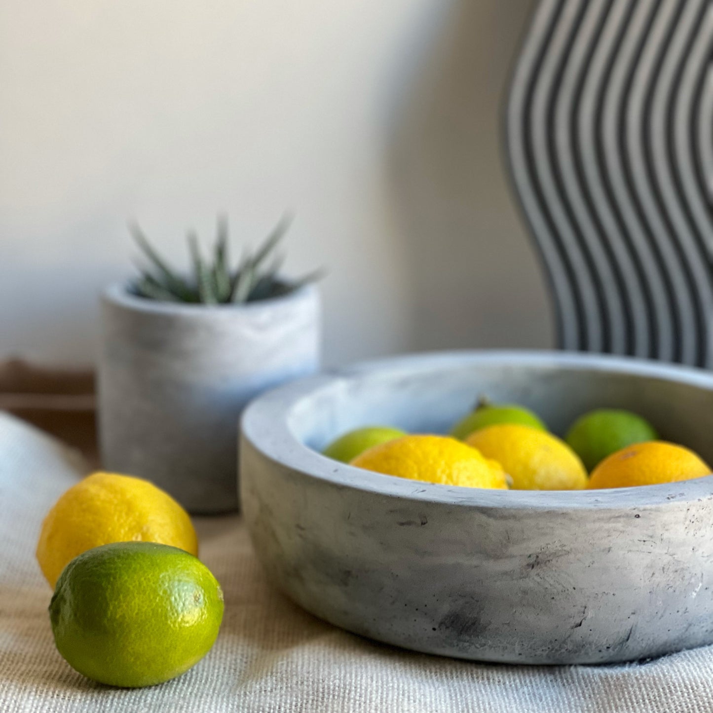 Concrete Fruit Bowl
