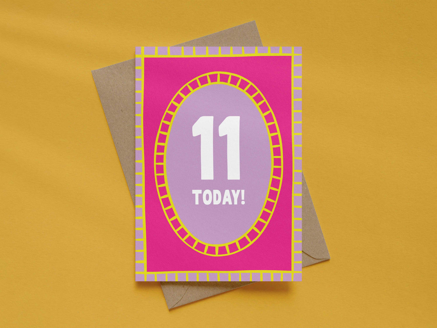 Girl Age 11 Card