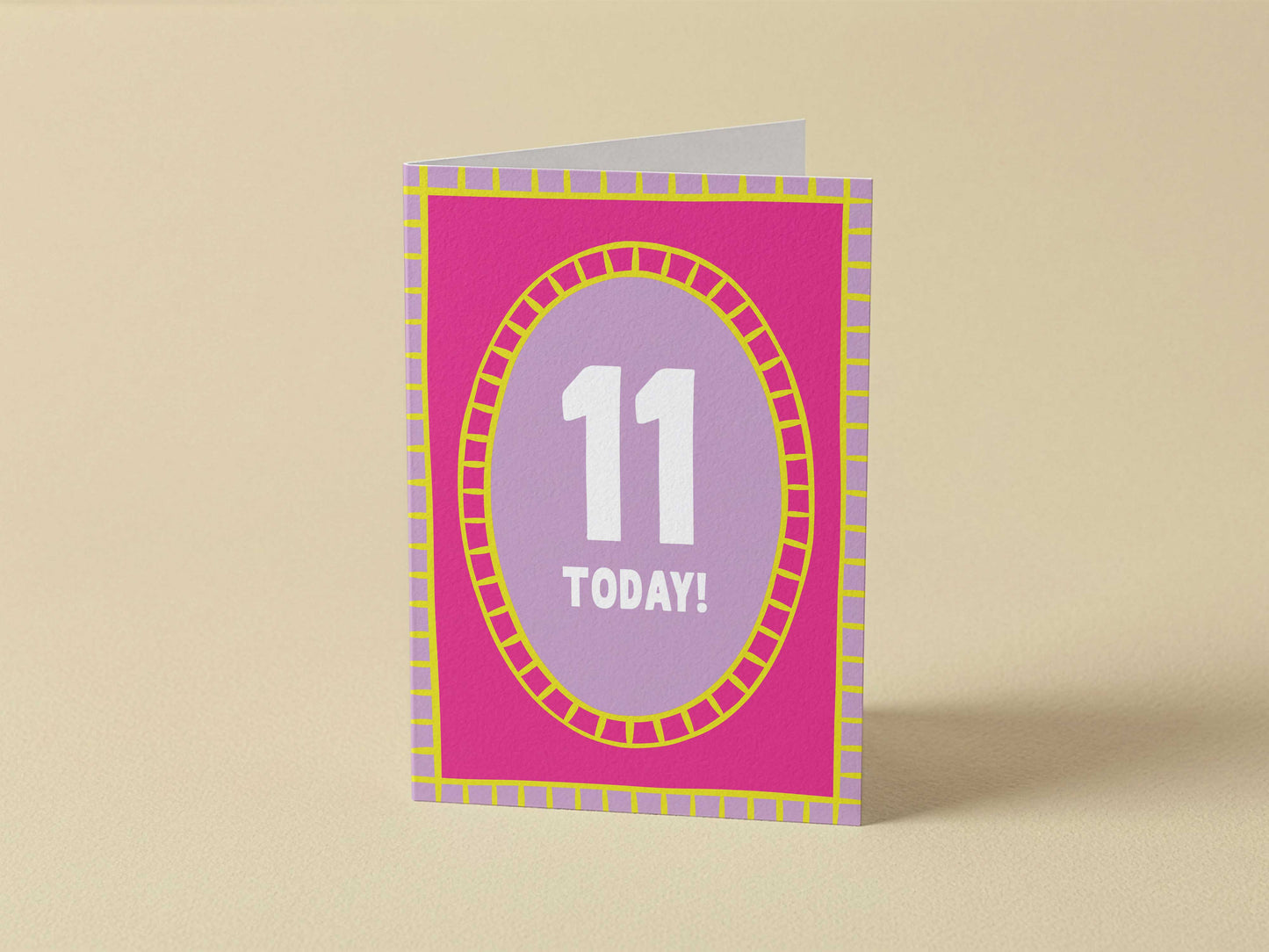 Girl Age 11 Card