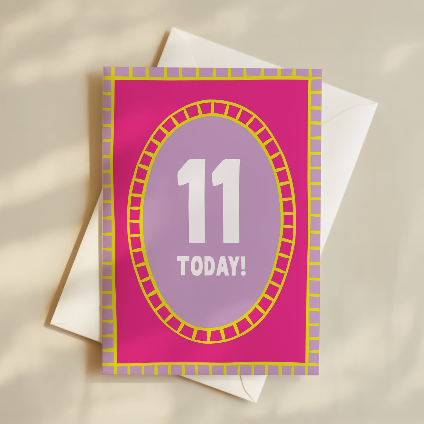 Girl Age 11 Card