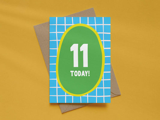 Boy Age 11 Card
