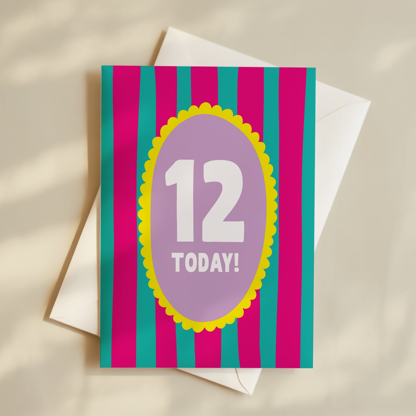Girl Age 12 Card