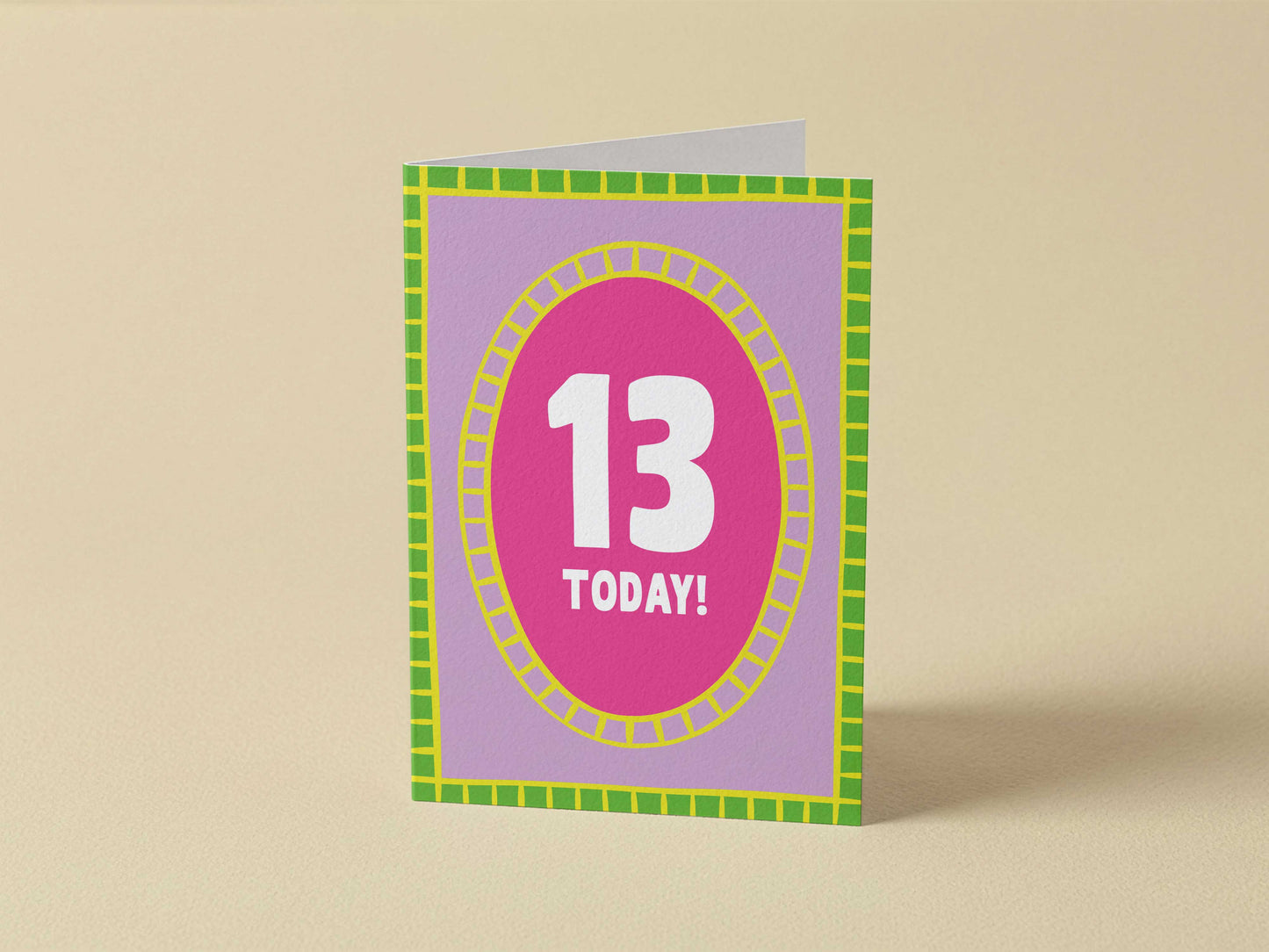 Girl Age 13 Card