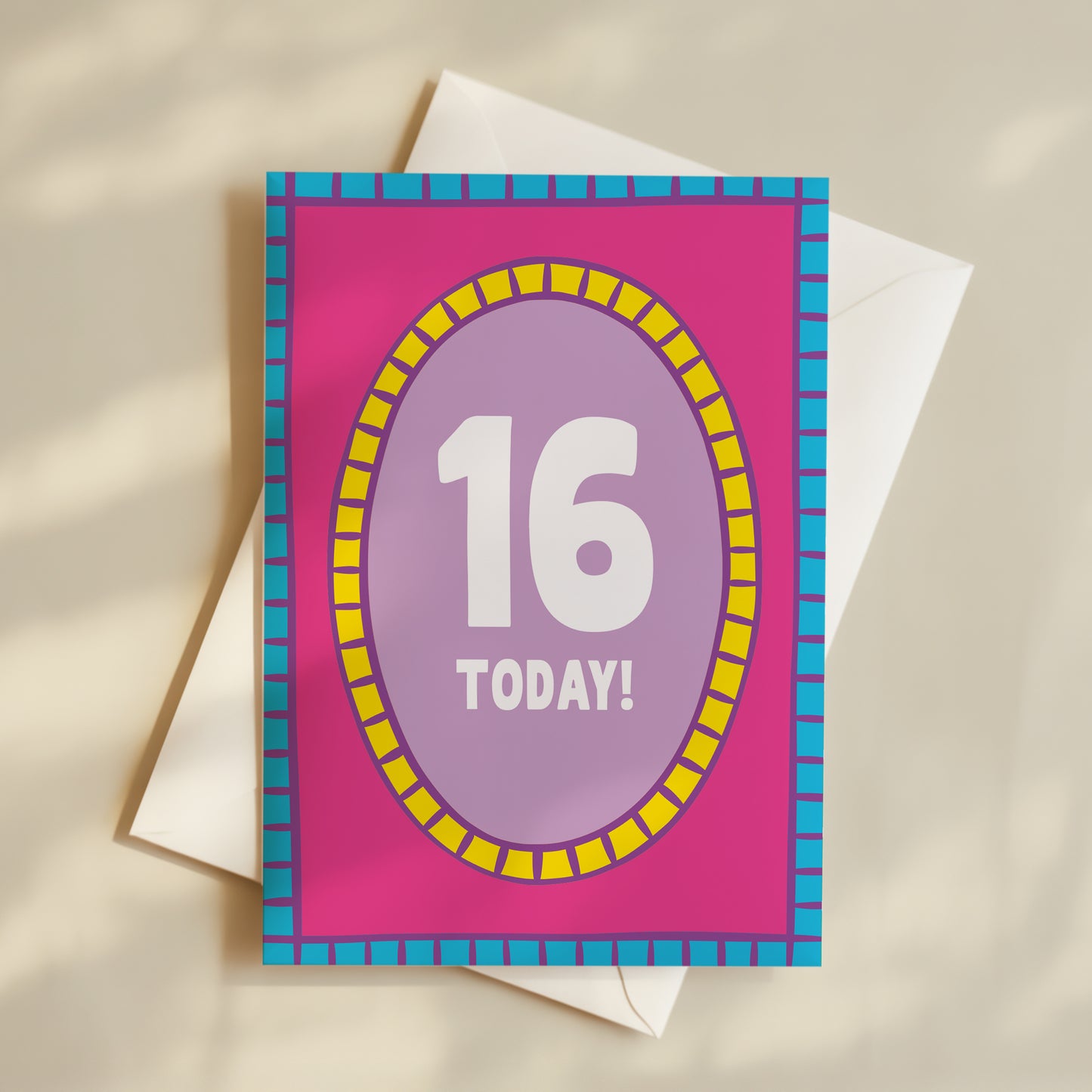 Girl Age 16 Card