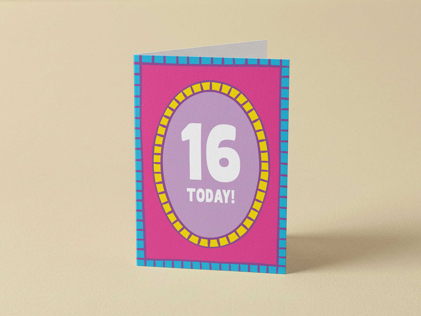 Girl Age 16 Card