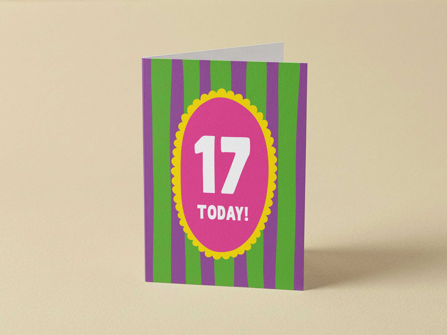 Girl Age 17 Card