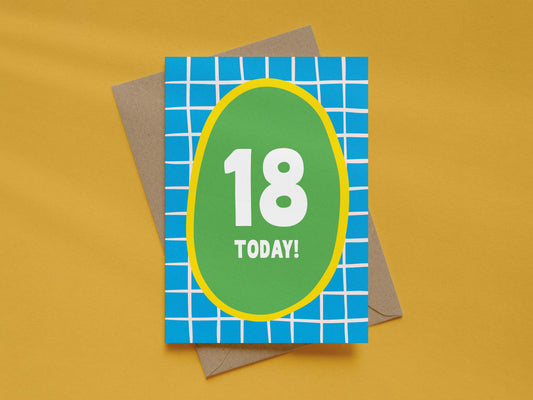 Boy Age 18 Card