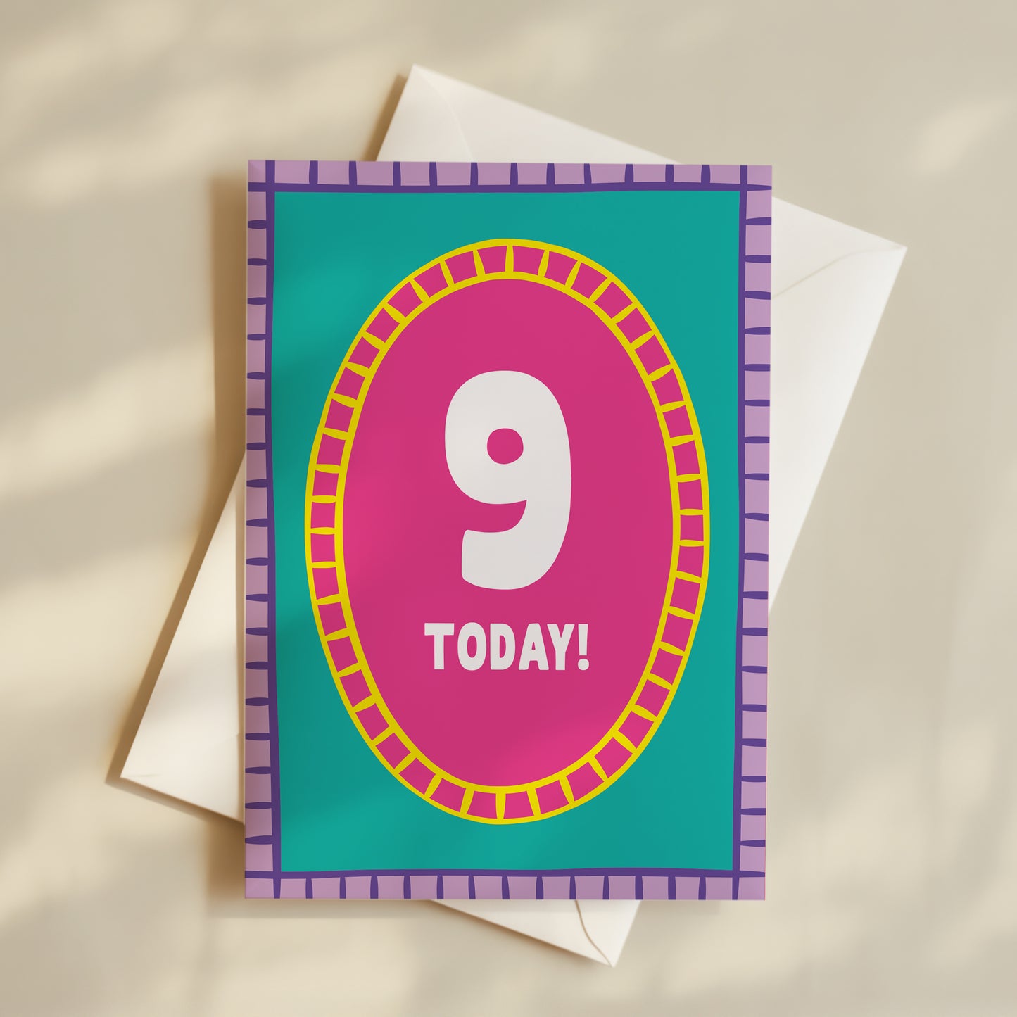 Girl Age 9 Card