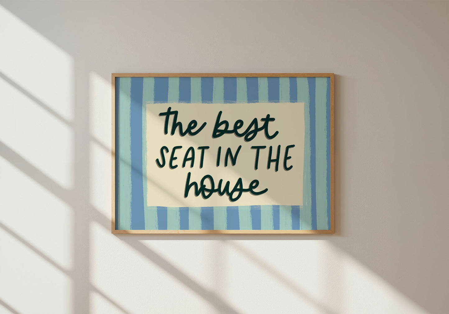 Best Seat in the House Print