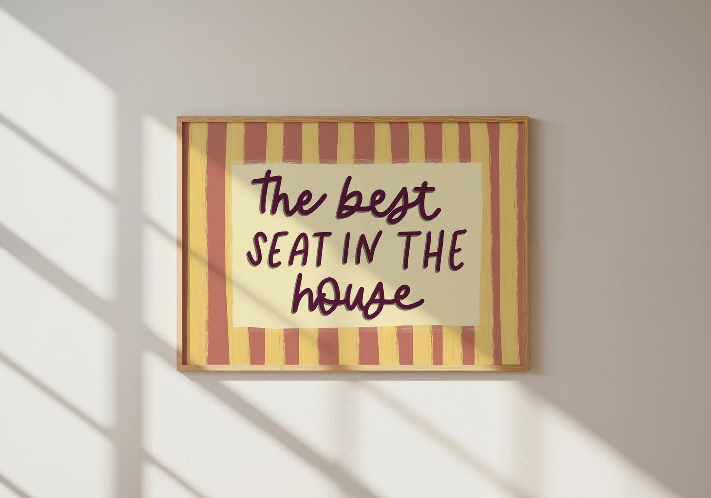 Best Seat in the House Print