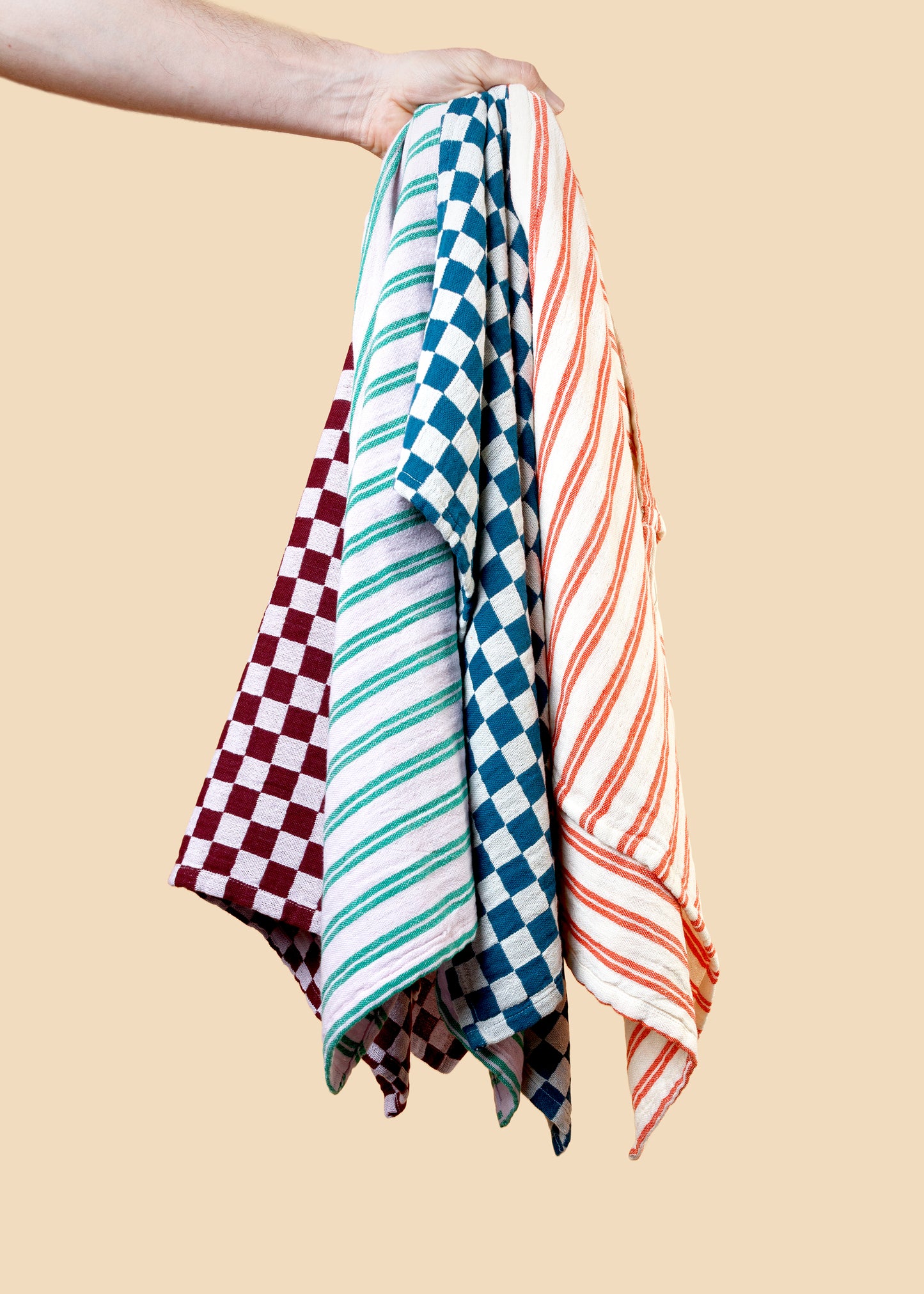 Cotton Check Hand Towel