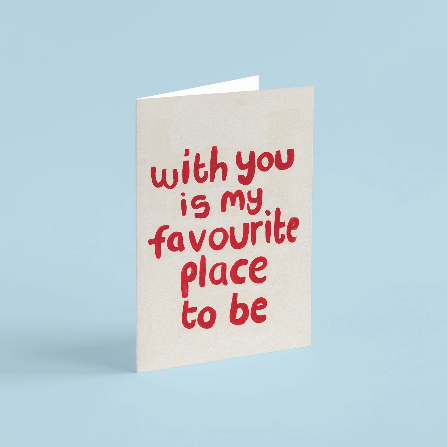 Favourite Place Card
