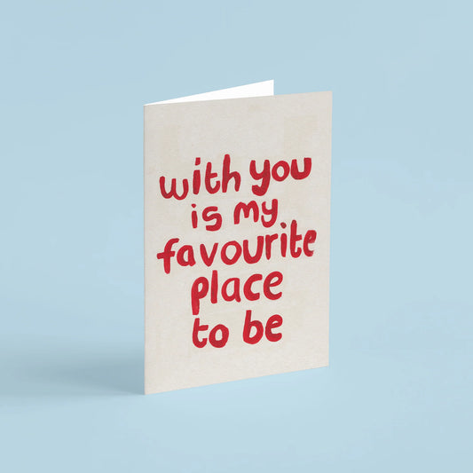 Favourite Place Card