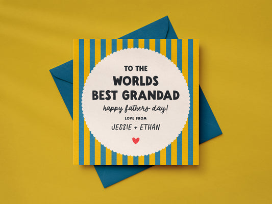 Personalised Grandad Card