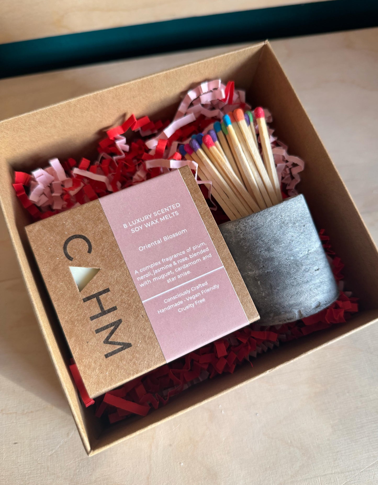 Wax Melt & Matches Gift Box