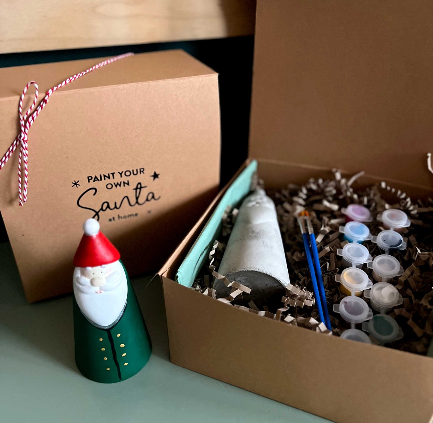 'Paint your own Santa' Gift Box