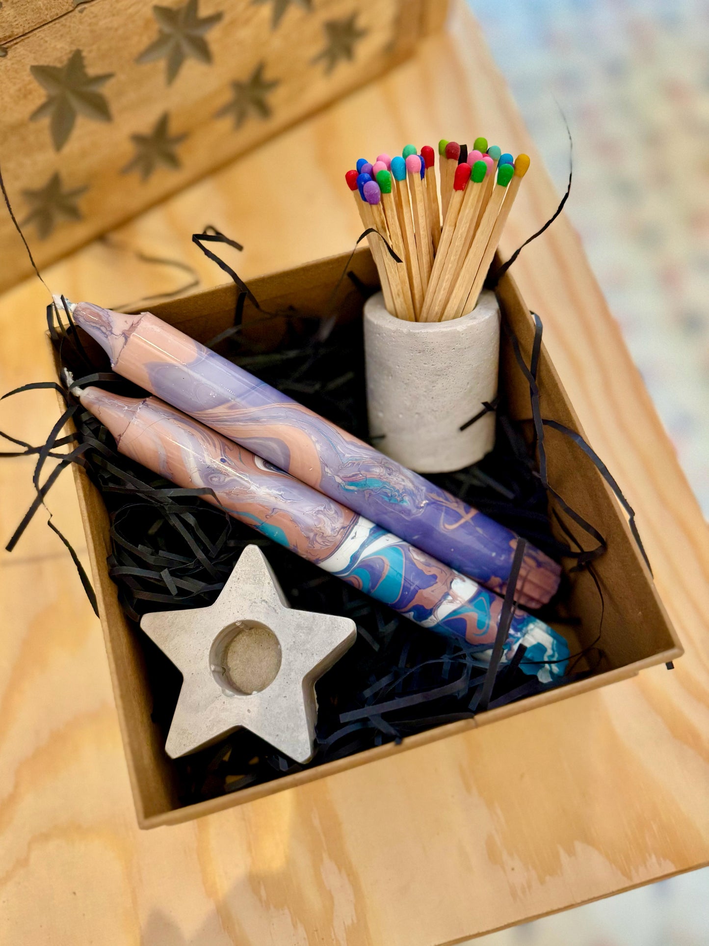 Match Pot & Candle Gift Box