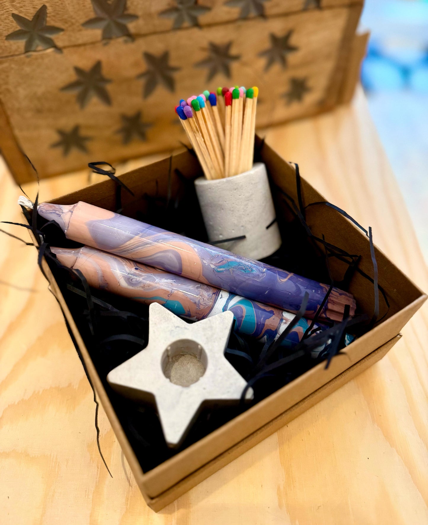 Match Pot & Candle Gift Box