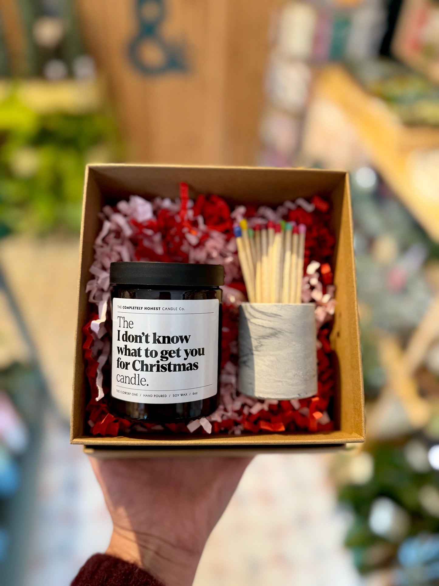 Match Pot & Candle Gift Box