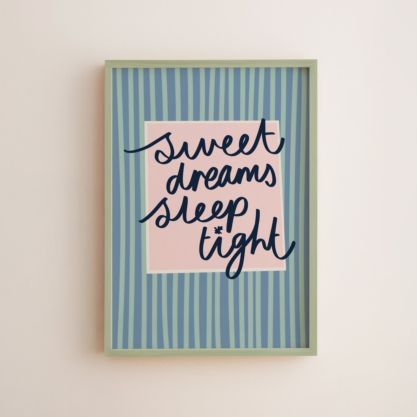 Sweet Dreams Striped Print