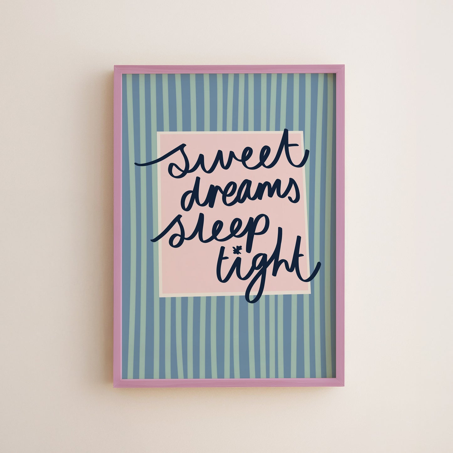 Sweet Dreams Striped Print
