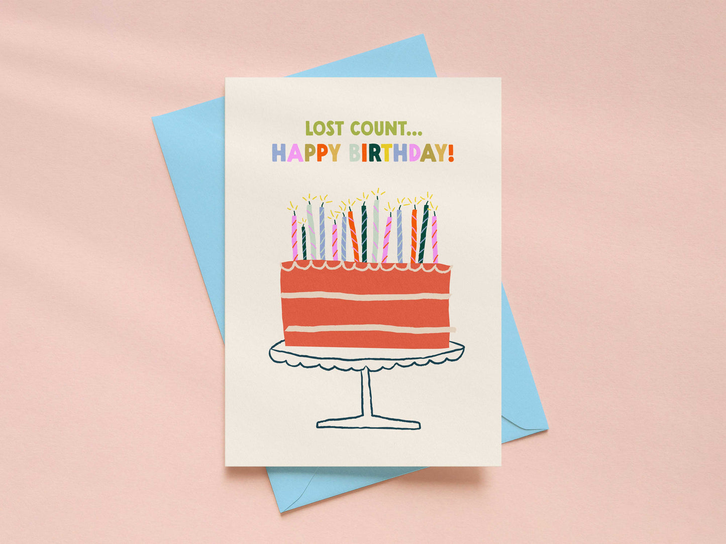 Lost Count Birthday Card