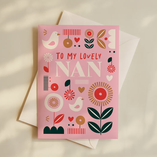 Lovely Nan Card