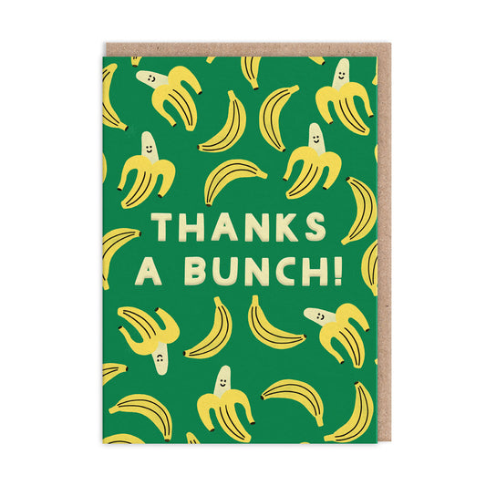 Thanks a Bunch! Banana Greetings Card