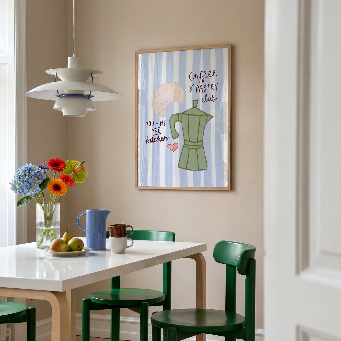 Coffee & Pastry Club Print