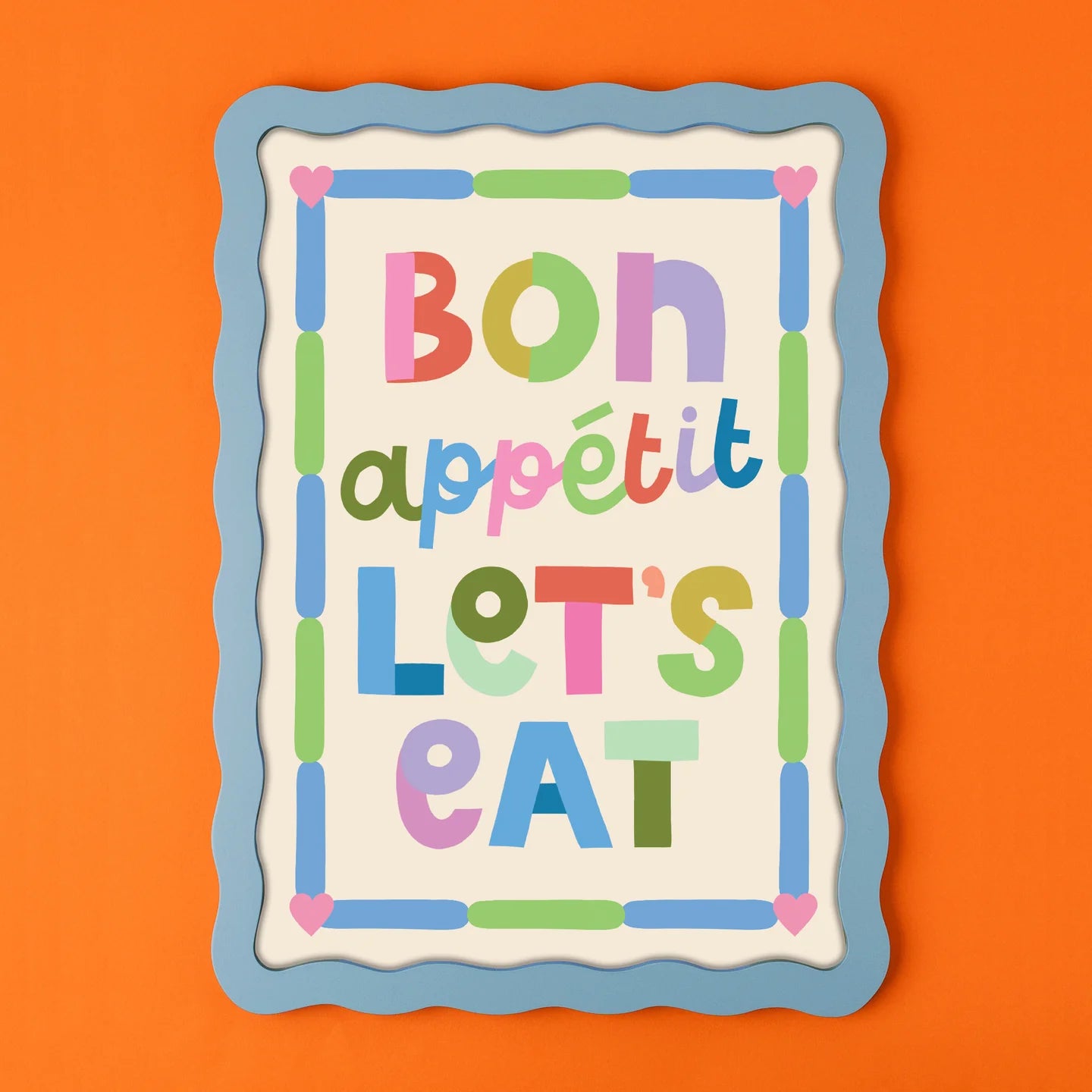 Bon Appetit Let's Eat Print