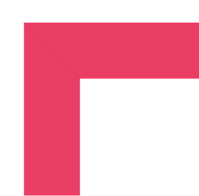Bright Pink Picture Frame