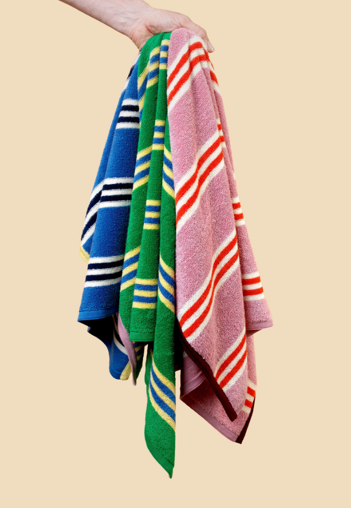 Striped Terry Towelling Hand Towel