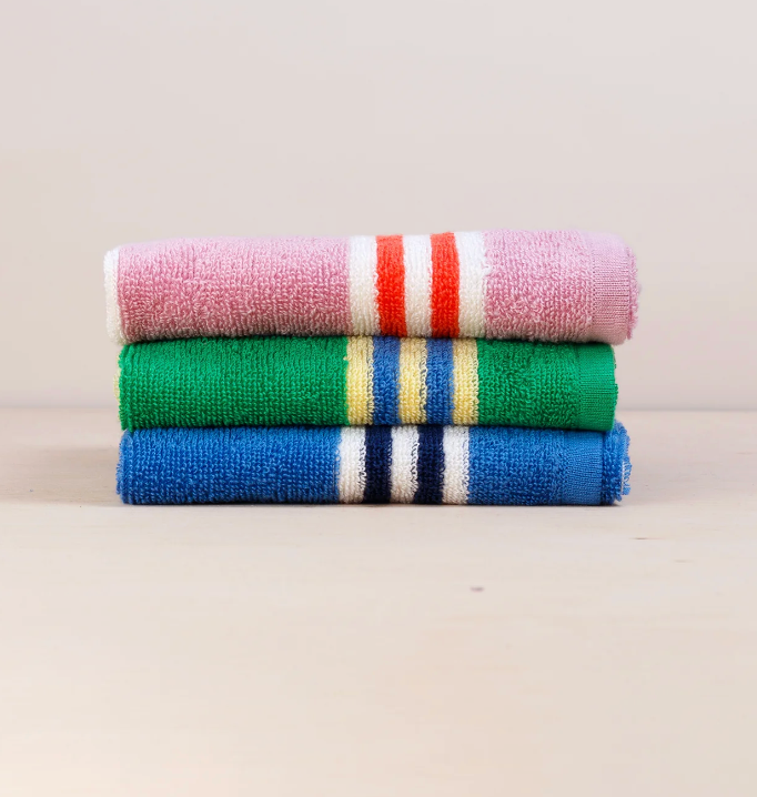 Striped Terry Towelling Hand Towel