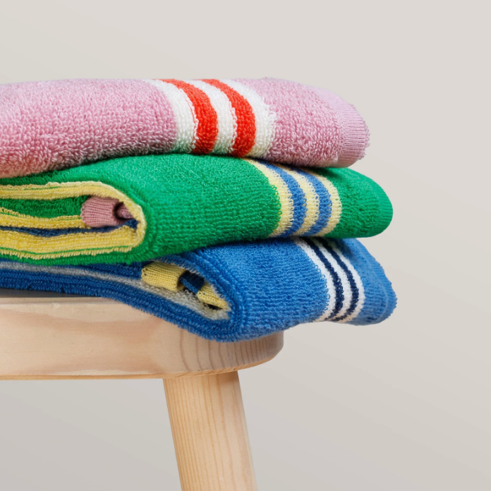Striped Terry Towelling Hand Towel
