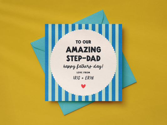 Personalised Stepdad Card