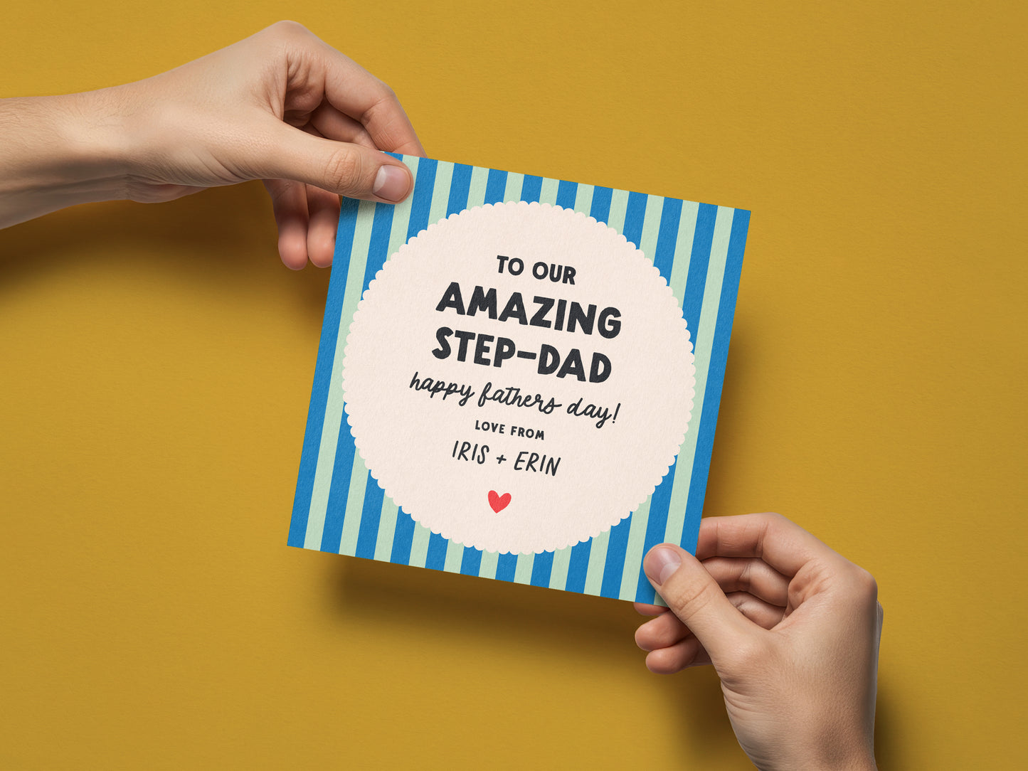 Personalised Stepdad Card