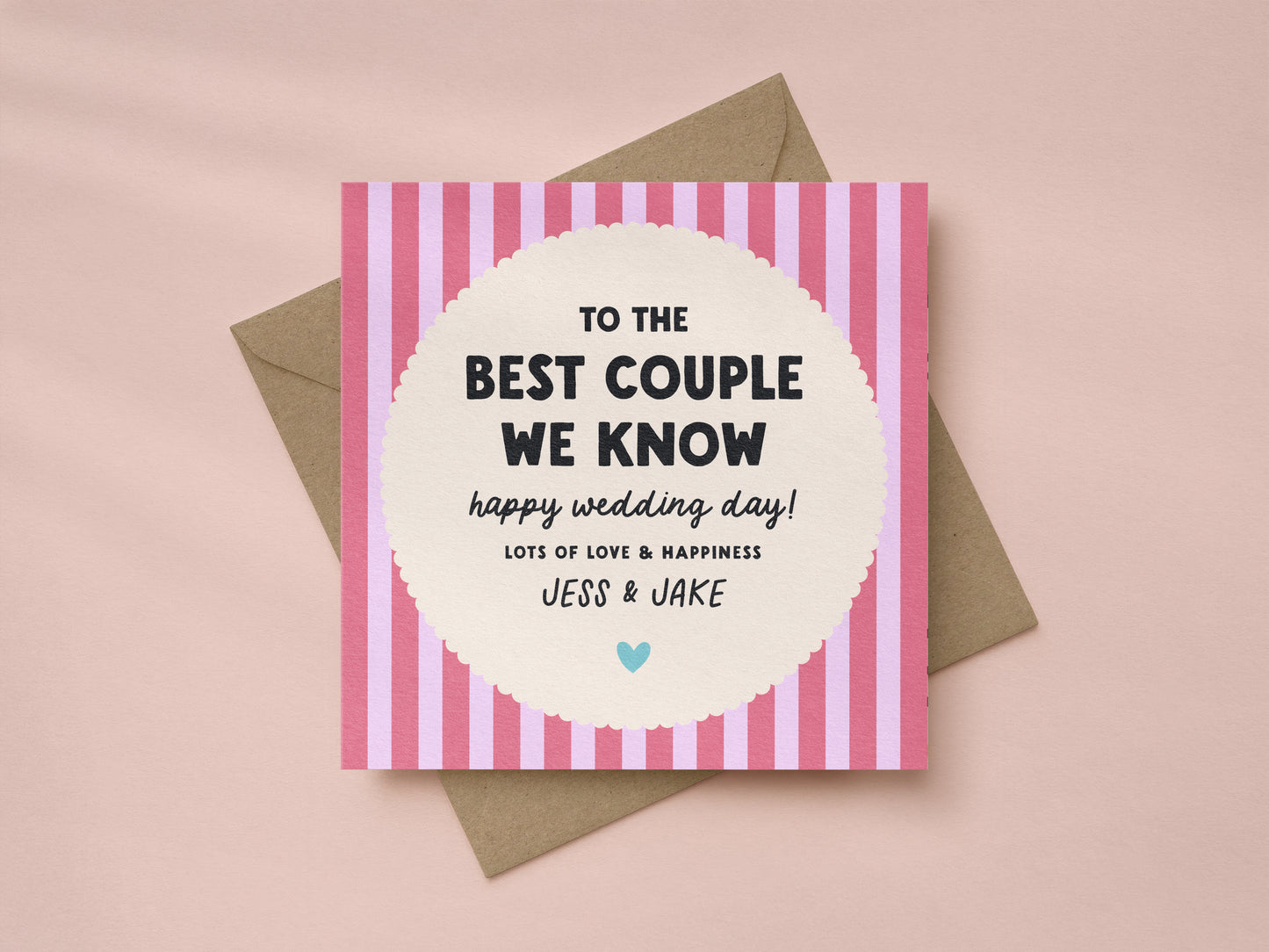 Personalised Wedding Card